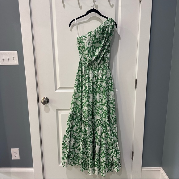 CHARINA SARTE Exclusive Green Botanica Long Dress - Picture 9 of 13